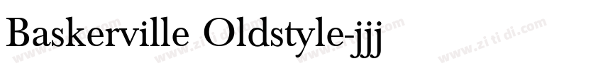 Baskerville Oldstyle字体转换